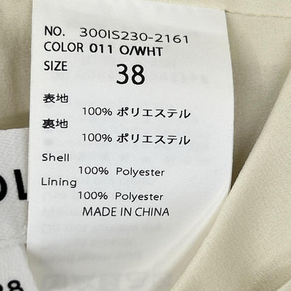 ENFOLD エンフォルド 25SS 300IS230-2161 アイボリー ポリエステル PLEATS VEST/プリーツベスト ベスト