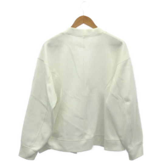 nagonstans ナゴンスタンス 24SS 470HS880-0530 ホワイト コットン混 curve drape cardigan/カーブドレープカーディガン トップス