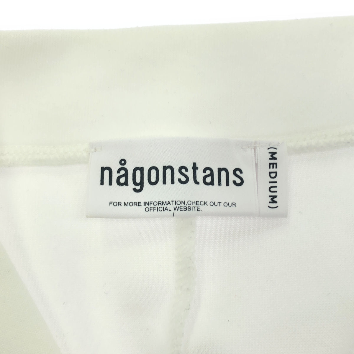 nagonstans ナゴンスタンス 24SS 470HS880-0530 ホワイト コットン混 curve drape cardigan/カーブドレープカーディガン トップス