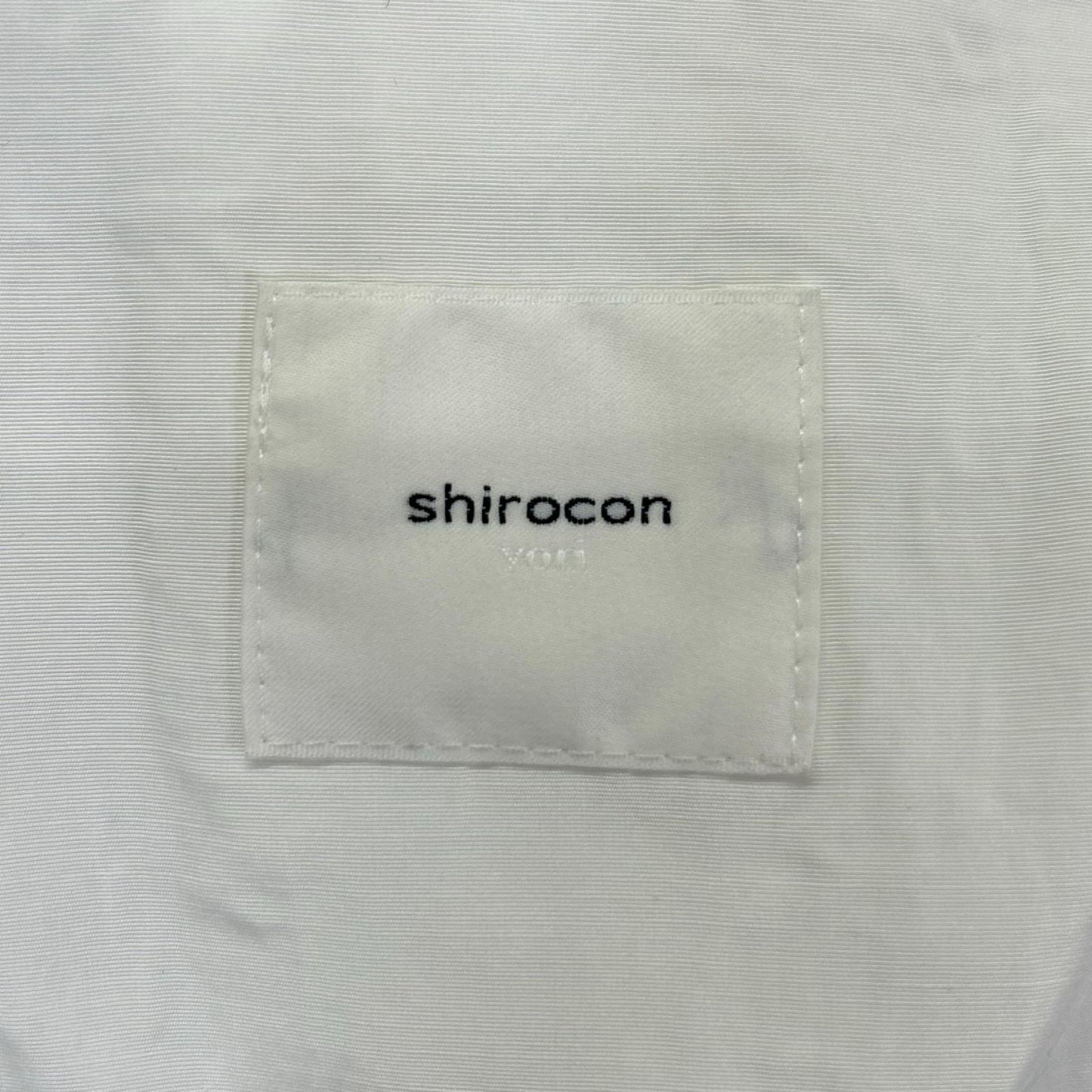 shirocon シロコン SC2125-011AW-5 ホワイト ポリエステル もくもくキルトジャケット ジャケット