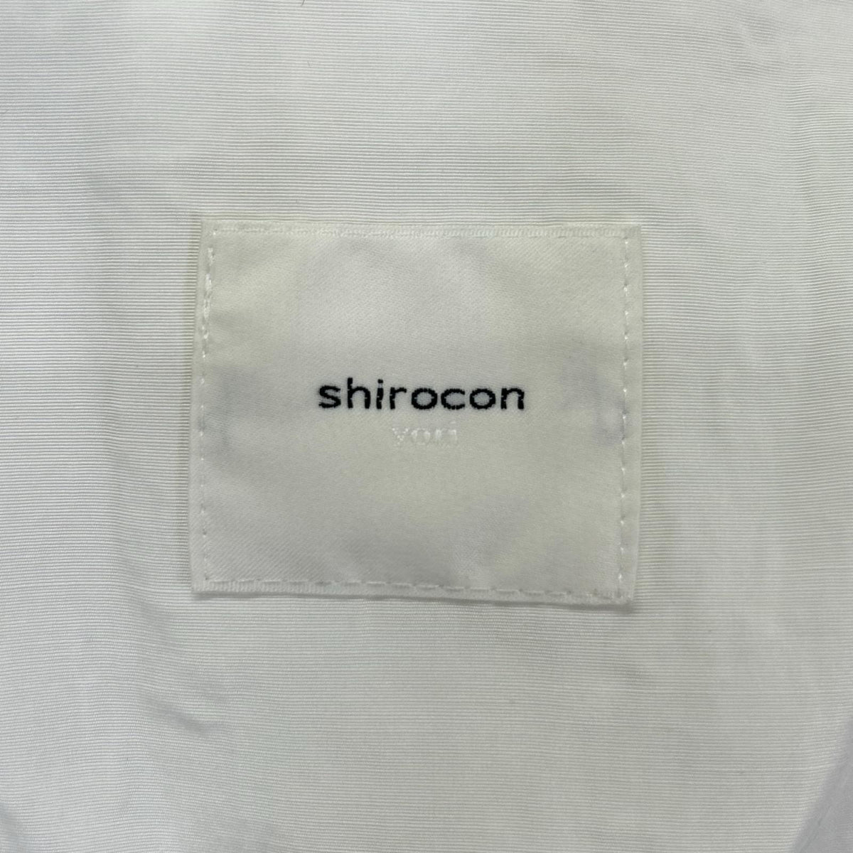shirocon シロコン SC2125-011AW-5 ホワイト ポリエステル もくもくキルトジャケット ジャケット