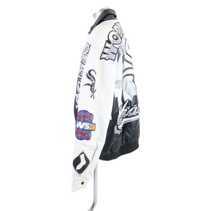 JEFF HAMILTON ジェフハミルトン Chicago White Sox シカゴホワイトソックス 2005 MLB World Series Chanpions レザージャケット ジャケット