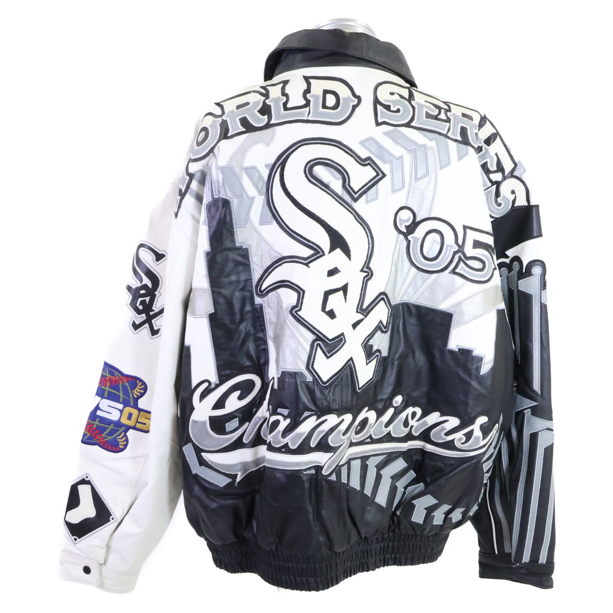 JEFF HAMILTON ジェフハミルトン Chicago White Sox シカゴホワイトソックス 2005 MLB World Series Chanpions レザージャケット ジャケット