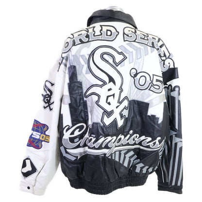JEFF HAMILTON ジェフハミルトン Chicago White Sox シカゴホワイトソックス 2005 MLB World Series Chanpions レザージャケット ジャケット