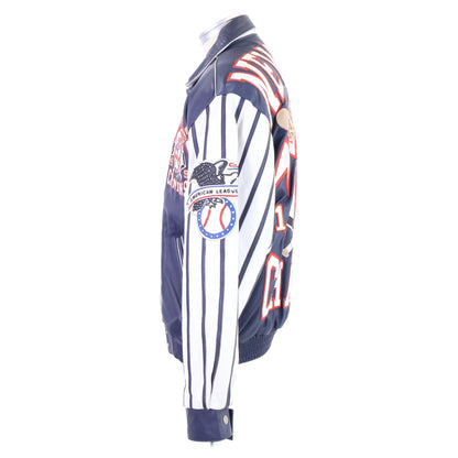 JEFF HAMILTON ジェフハミルトン Premium Edition 90's USA製 New York Yankees ニューヨークヤンキース 1996 World Series Champions レザージャケット ジャケット