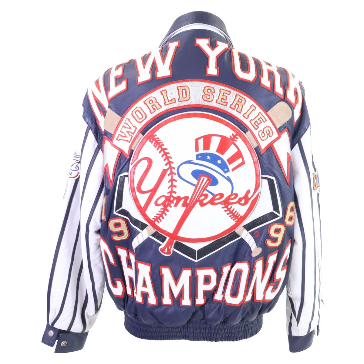 JEFF HAMILTON ジェフハミルトン Premium Edition 90's USA製 New York Yankees ニューヨークヤンキース 1996 World Series Champions レザージャケット ジャケット