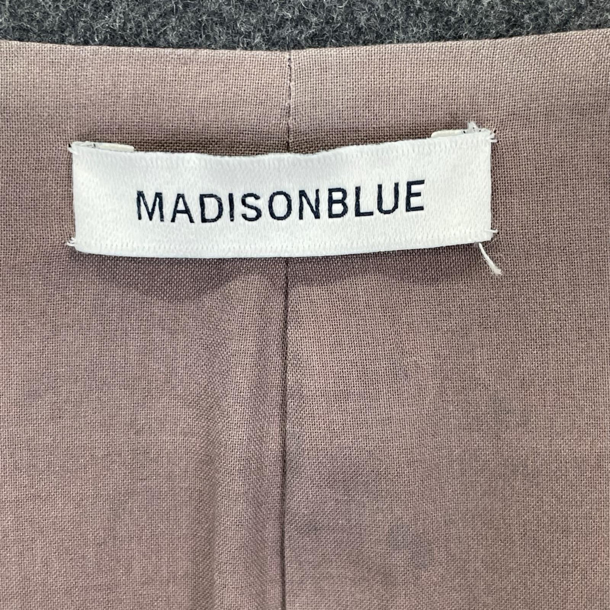 MADISON BLUE マディソンブルー MB224-1006 22AW グレー WAIST SHAPED MILITARY JK FLANNEL フランネルジャケット ジャケット