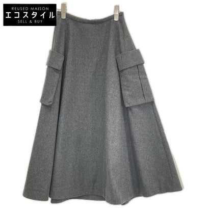 MADISON BLUE マディソンブルー MB224-6005 22AW グレー CARGO CIRCULAR LONG SK FLANNEL カーゴサーキュラーフランネルロングスカート スカート