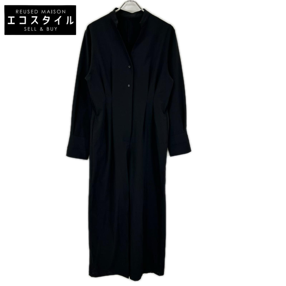 ENOF イナフ ENOF-OP-Z368 ブラック dressy jumpsuits ジャンプスーツ オールインワン オーバーオール オールインワン