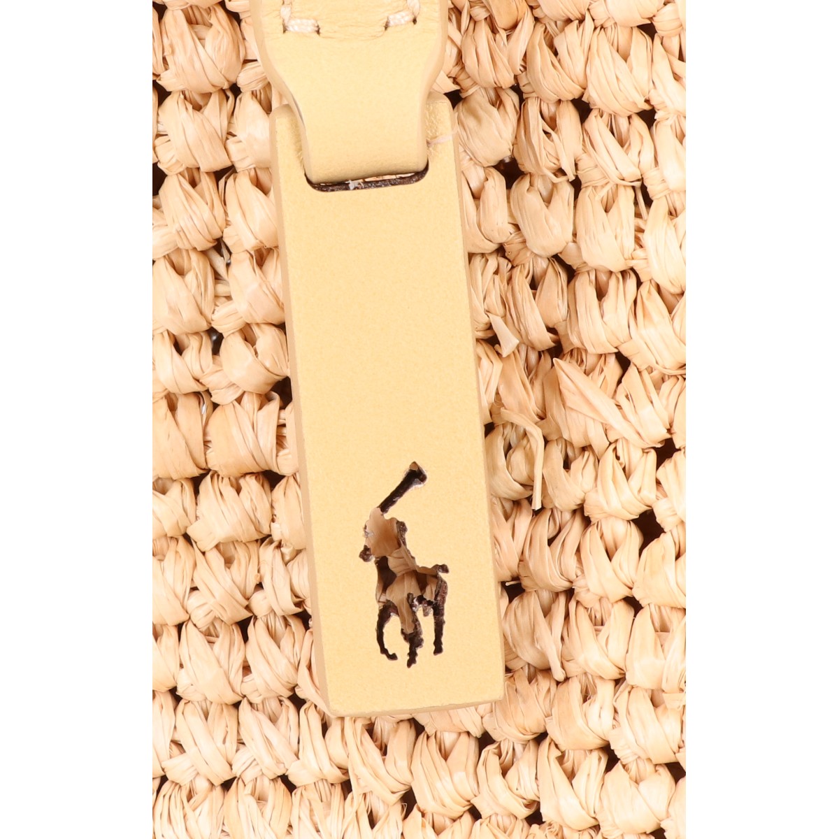 POLObyRalphLauren ポロラルフローレン 【新品同様】428P05475001 Polo ID ラフィア ミニ ショルダーバッグ