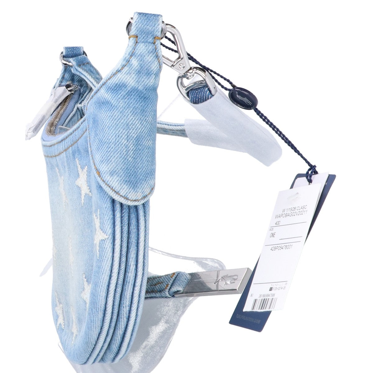 POLObyRalphLauren ポロラルフローレン 【新品同様】26SS WAPOBAG02V20211 428P05476001 Polo ID スター デニム ミニ ショルダーバッグ