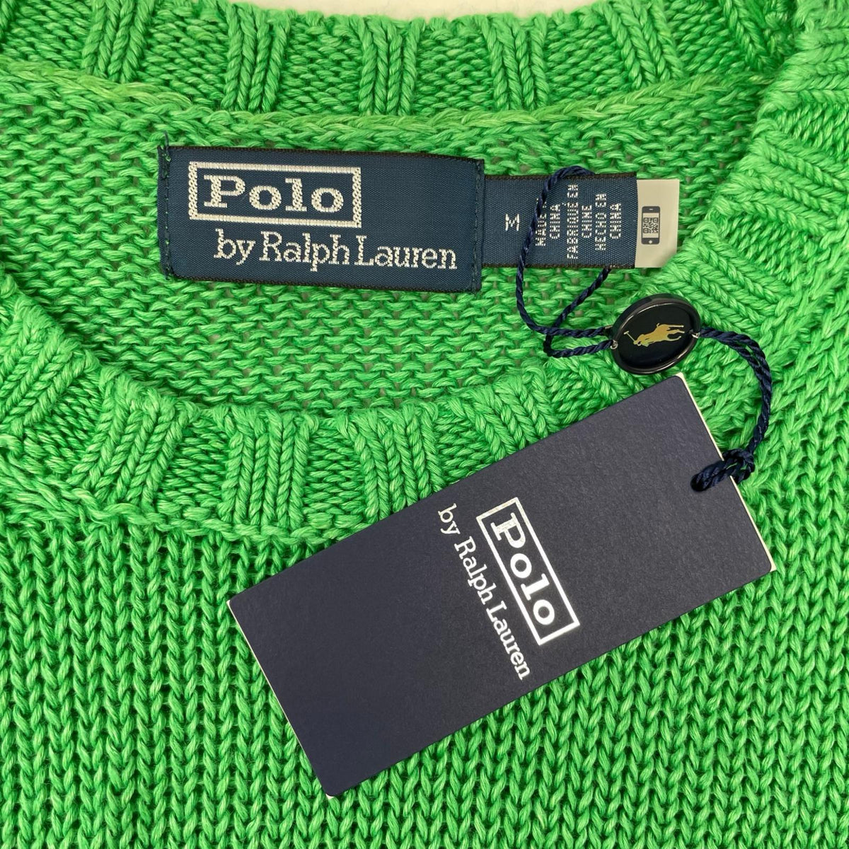 POLObyRalphLauren ポロラルフローレン 710A12983001 25年 グリーン ガーメントダイド リネン セーター トップス