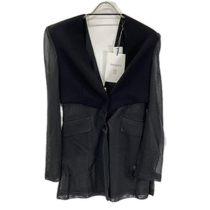 FETICO フェティコ 25SS FTC252-0207 ブラック シアーコンビ SEE-THROUGH JACKET ジャケット