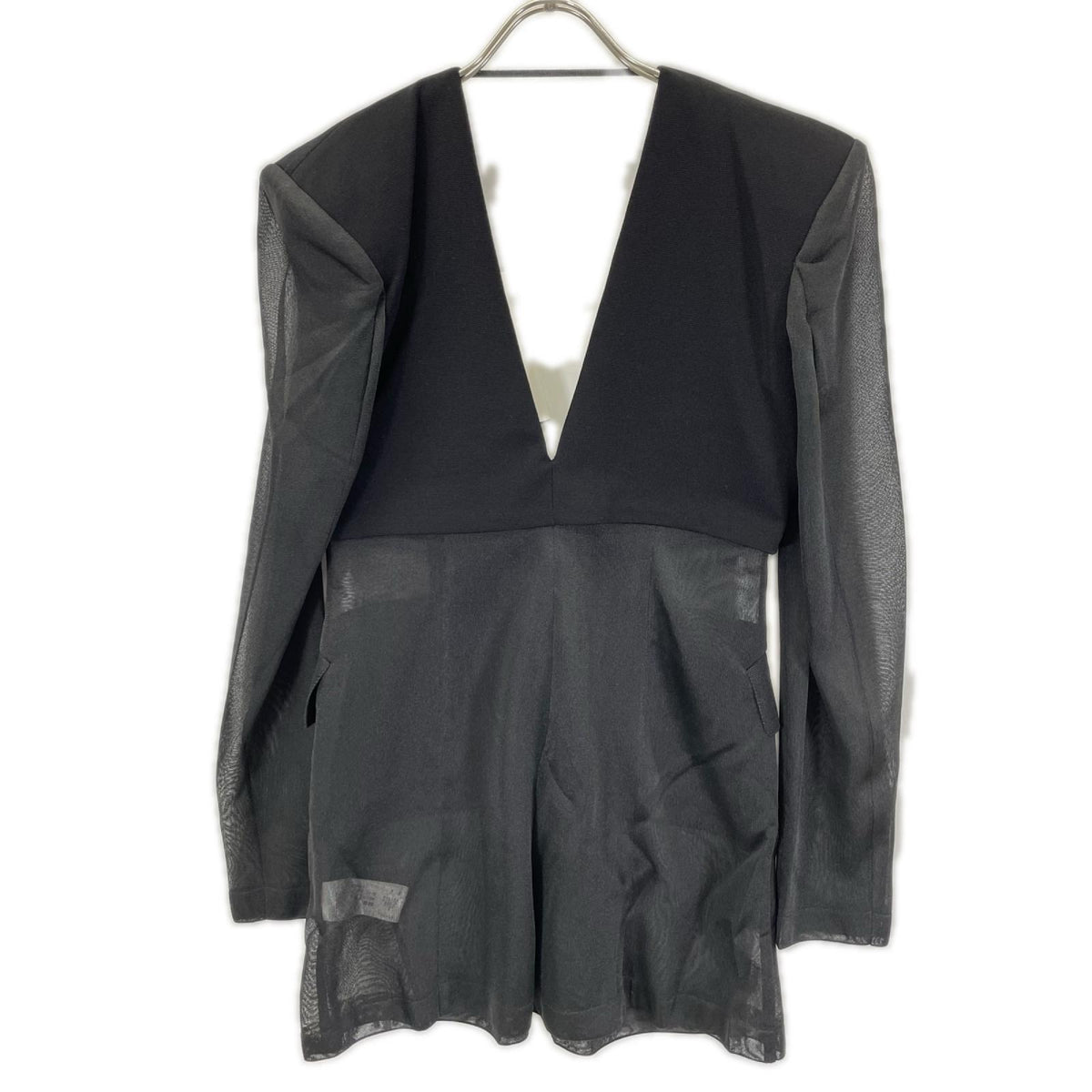 FETICO フェティコ 25SS FTC252-0207 ブラック シアーコンビ SEE-THROUGH JACKET ジャケット