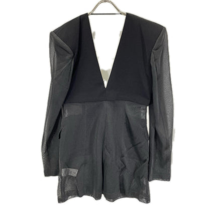 FETICO フェティコ 25SS FTC252-0207 ブラック シアーコンビ SEE-THROUGH JACKET ジャケット