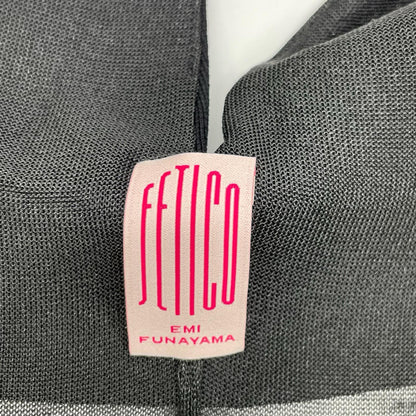 FETICO フェティコ 25SS FTC252-0207 ブラック シアーコンビ SEE-THROUGH JACKET ジャケット