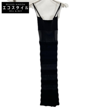 FETICO フェティコ 25SS FTC252-0705 ブラック レーヨン混 STRIPE KNIT CAMI DRESS ワンピース
