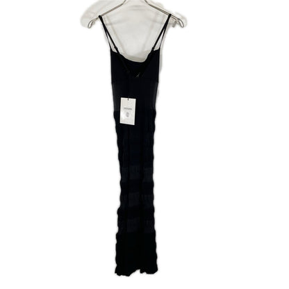 FETICO フェティコ 25SS FTC252-0705 ブラック レーヨン混 STRIPE KNIT CAMI DRESS ワンピース