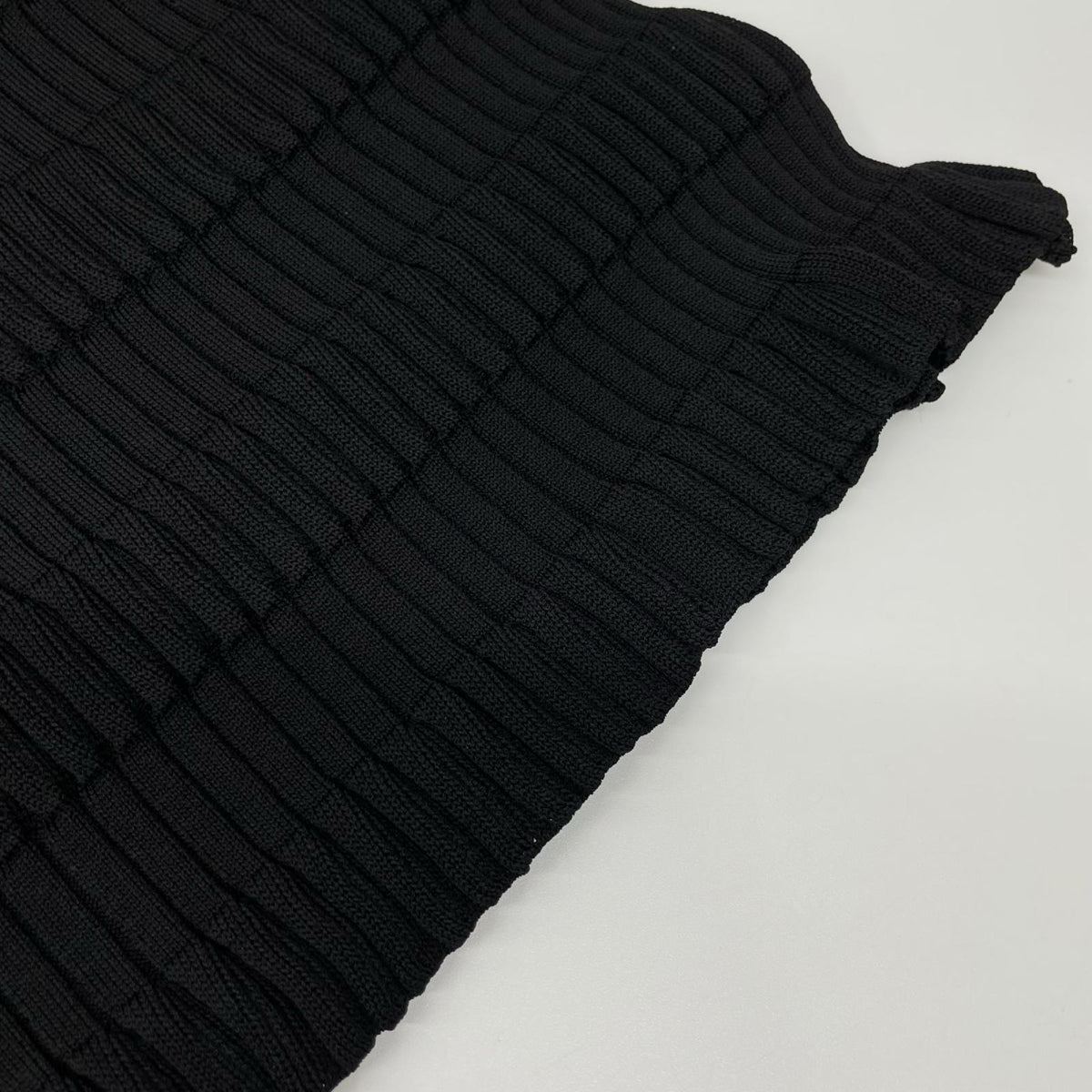 FETICO フェティコ 25SS FTC252-0705 ブラック レーヨン混 STRIPE KNIT CAMI DRESS ワンピース