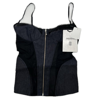 FETICO フェティコ 25SS FTC252-0102 インディゴ ORGANIC COTTON DENIM BUSTIER トップス