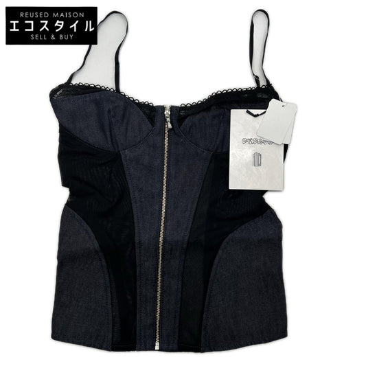 FETICO フェティコ 25SS FTC252-0102 インディゴ ORGANIC COTTON DENIM BUSTIER トップス