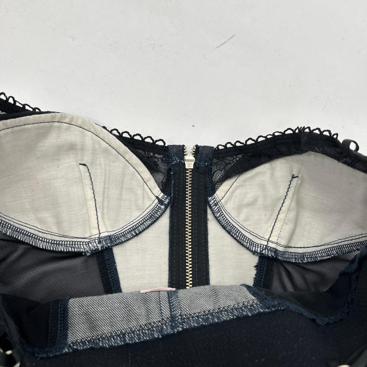 FETICO フェティコ 25SS FTC252-0102 インディゴ ORGANIC COTTON DENIM BUSTIER トップス