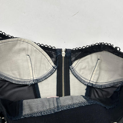 FETICO フェティコ 25SS FTC252-0102 インディゴ ORGANIC COTTON DENIM BUSTIER トップス