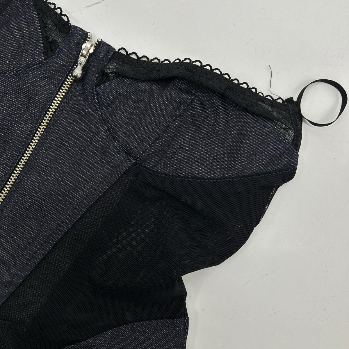 FETICO フェティコ 25SS FTC252-0102 インディゴ ORGANIC COTTON DENIM BUSTIER トップス