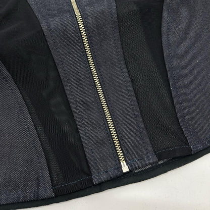 FETICO フェティコ 25SS FTC252-0102 インディゴ ORGANIC COTTON DENIM BUSTIER トップス