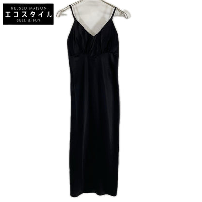 maimia マイミア Clubfloor Dress ブラック サテン キャミソールドレスワンピース ワンピース