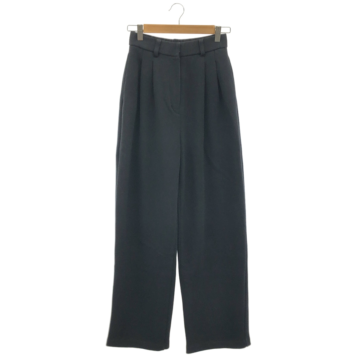 CLANE クラネ 17110-7252 24AW ブラック TWO TUCK SWEAT PANTS ツー タック スウェットパンツ ボトムス