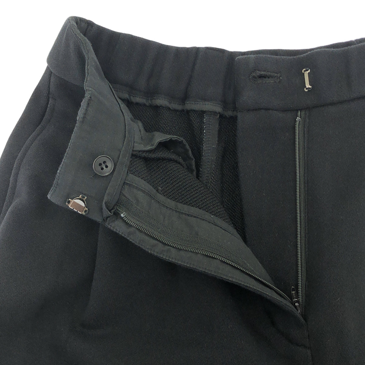 CLANE クラネ 17110-7252 24AW ブラック TWO TUCK SWEAT PANTS ツー タック スウェットパンツ ボトムス