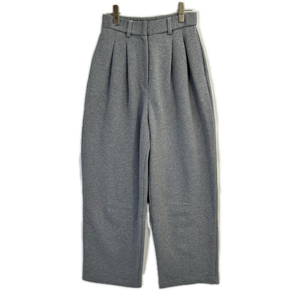 CLANE クラネ 17110-7252 24AW グレー TWO TUCK SWEAT PANTS ツー タック スウェットパンツ ボトムス