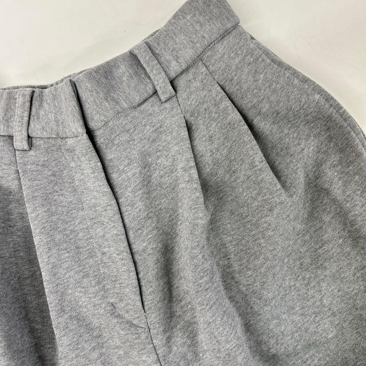 CLANE クラネ 17110-7252 24AW グレー TWO TUCK SWEAT PANTS ツー タック スウェットパンツ ボトムス