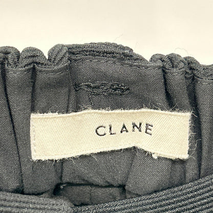 CLANE クラネ 16109-6102 24SS ブラック RIB STRIPE STRAIGHT SKIRT リブストレートスカート スカート