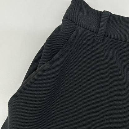 CLANE クラネ 16109-6102 24SS ブラック RIB STRIPE STRAIGHT SKIRT リブストレートスカート スカート