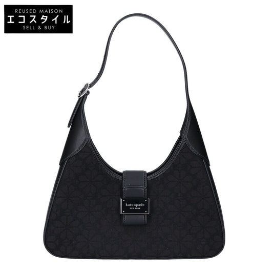 Kate spade ケイトスペード 【美品】KI455 スペード フラワー ジャカード ヌーヴォー スモール ショルダーバッグ