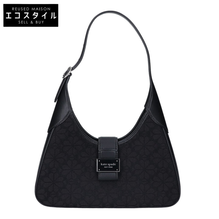 Kate spade ケイトスペード 【美品】KI455 スペード フラワー ジャカード ヌーヴォー スモール ショルダーバッグ