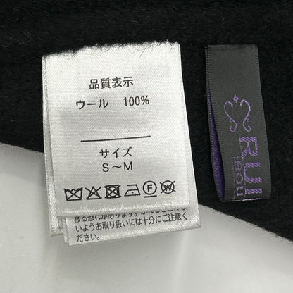 RUIRUE BOUTIQUE ルイルエブティック ブラック ウール100 ウールリバーハンドステッチコート コート