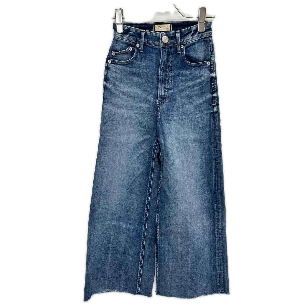 YANUK ヤヌーク 57134307 CVL Wide Flare ワイドフレアデニムパンツ ボトムス