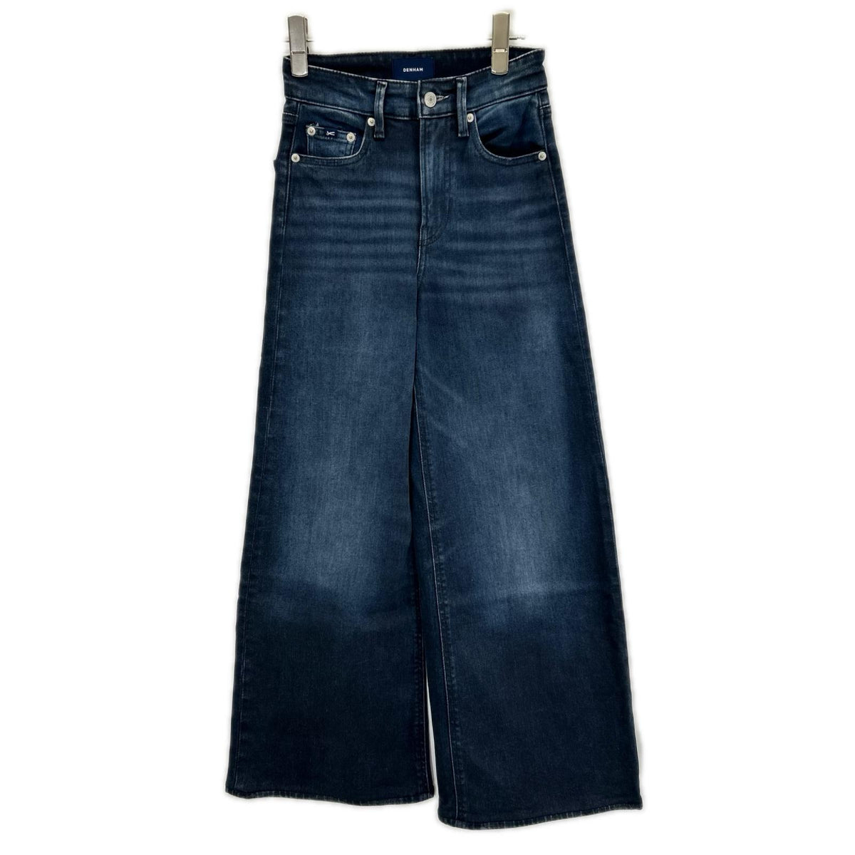 DENHAM デンハム 24年製 ダークインディゴ MIKU WIDE FIT ワイドストレートデニムパンツ ボトムス