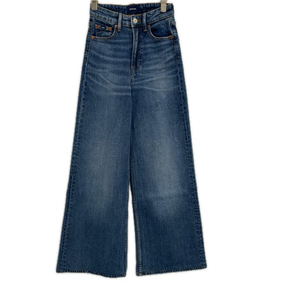 DENHAM デンハム インディゴ MIKU WIDE FIT ワイドストレートデニムパンツ ボトムス