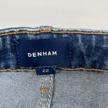 DENHAM デンハム インディゴ MIKU WIDE FIT ワイドストレートデニムパンツ ボトムス