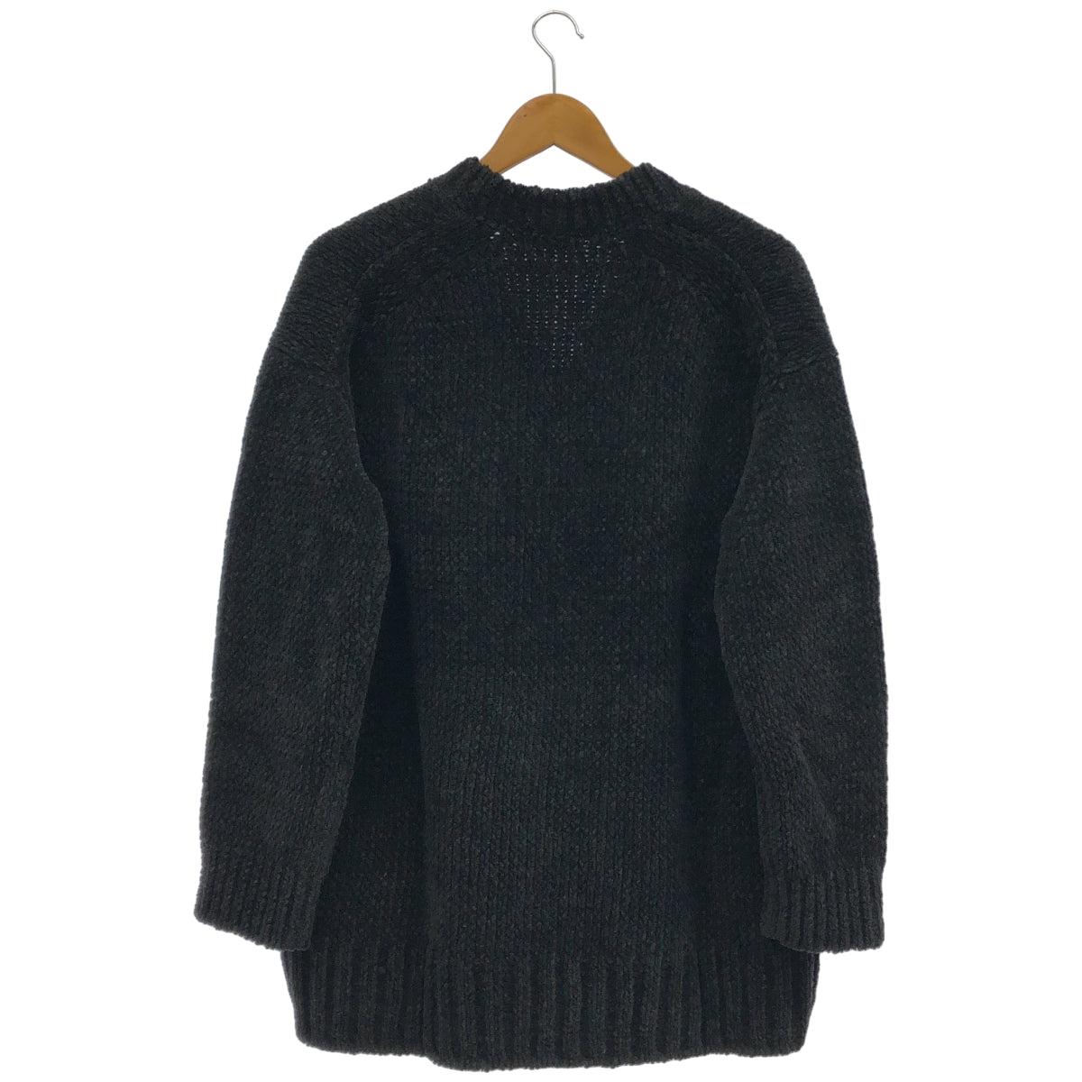 ATON エイトン KRAGNW0813 ブラック Wool mole v neck sweater Vネックニット トップス