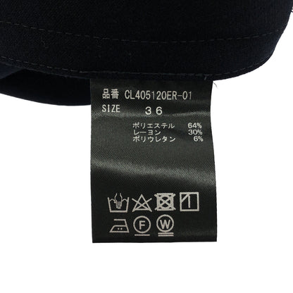 カレンソロジー Curensology CL405120ER-01 ブラック ダブルクロスツータックパンツ ボトムス
