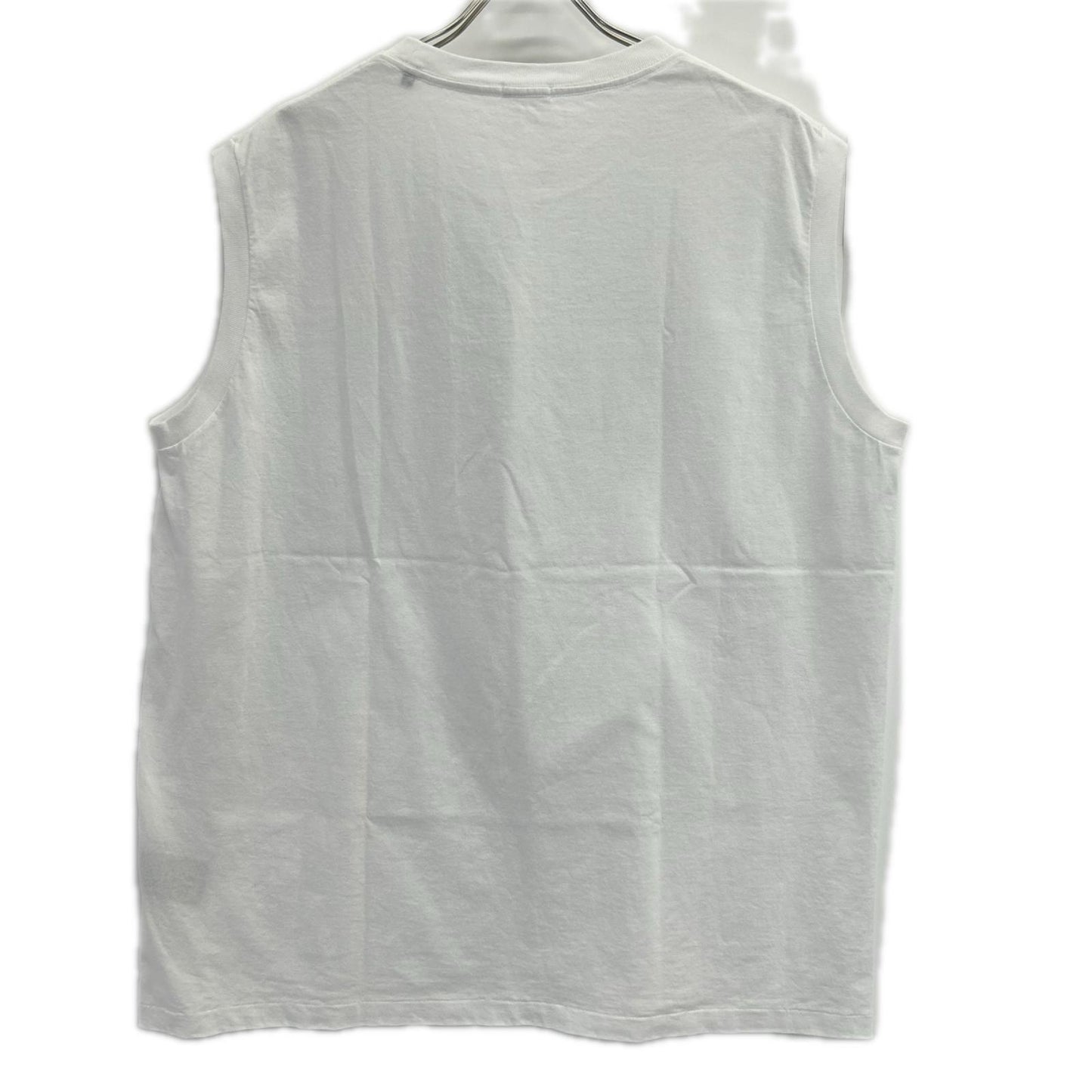 COMOLI コモリ 26SS D01-05015 ホワイト コットンジャージ ノースリーブ トップス