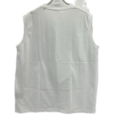 COMOLI コモリ 26SS D01-05015 ホワイト コットンジャージ ノースリーブ トップス