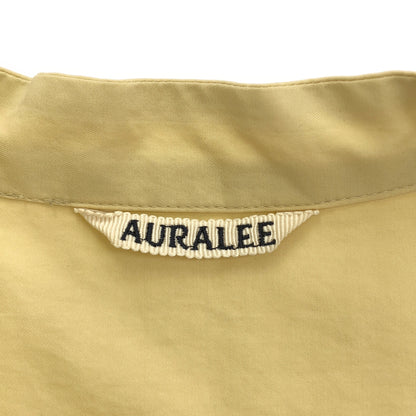 AURALEE オーラリー 21SS A21SD04TN ベージュ ウォッシュド フィンクスツイル スタンドカラーワンピース トップス