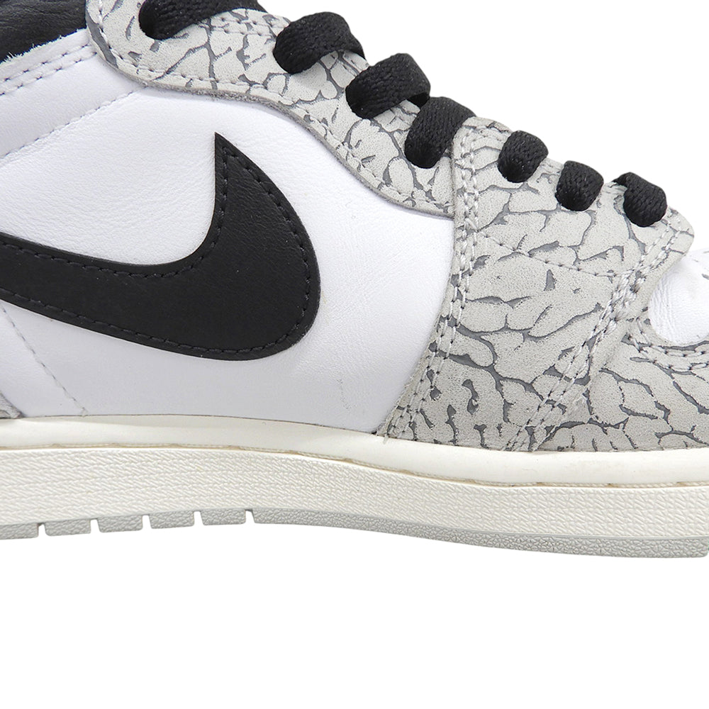 NIKE ナイキ 美品 Nike Air Jordan 1 High OG White Cement/Safari シューズ メンズ グレー 29cm DZ5485-052 シューズ