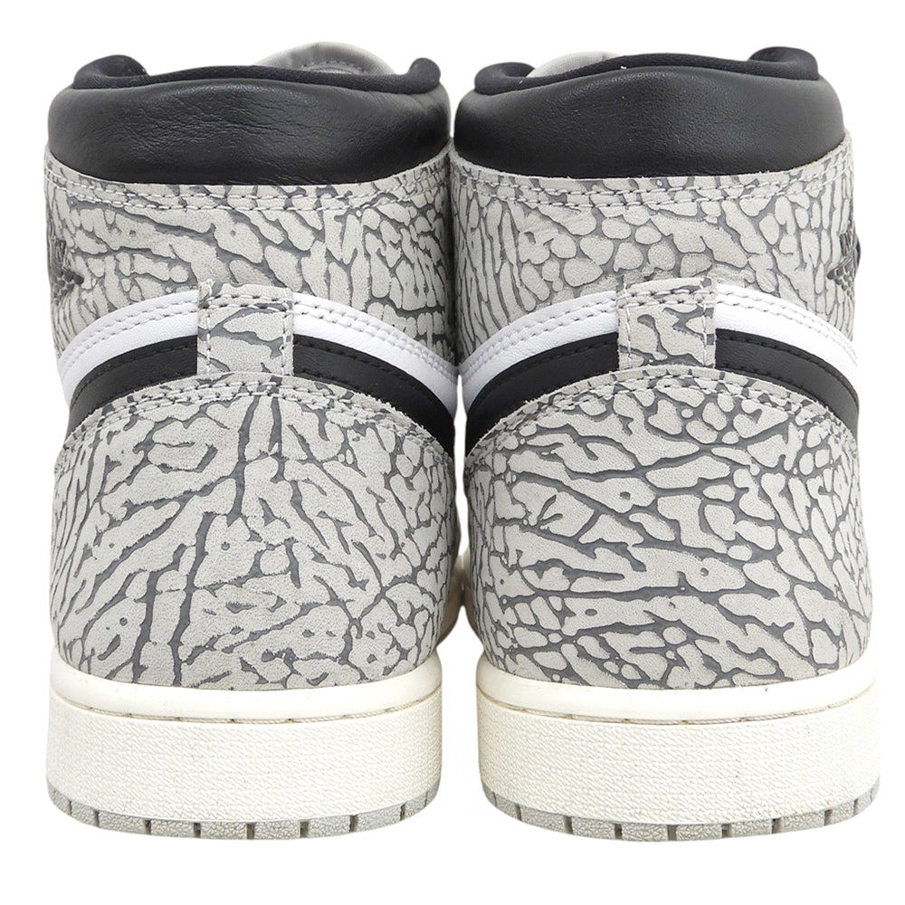 NIKE ナイキ 美品 Nike Air Jordan 1 High OG White Cement/Safari シューズ メンズ グレー 29cm DZ5485-052 シューズ